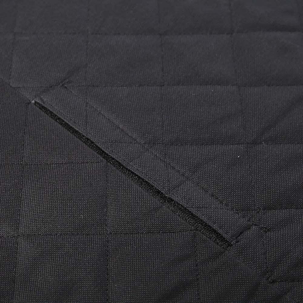 Dog Car Seat Cover with Mesh View, Pet Carrier Hammock, Safety Protector Rear Back Seat Mat with Zipper and Pocket for Travel Nestora