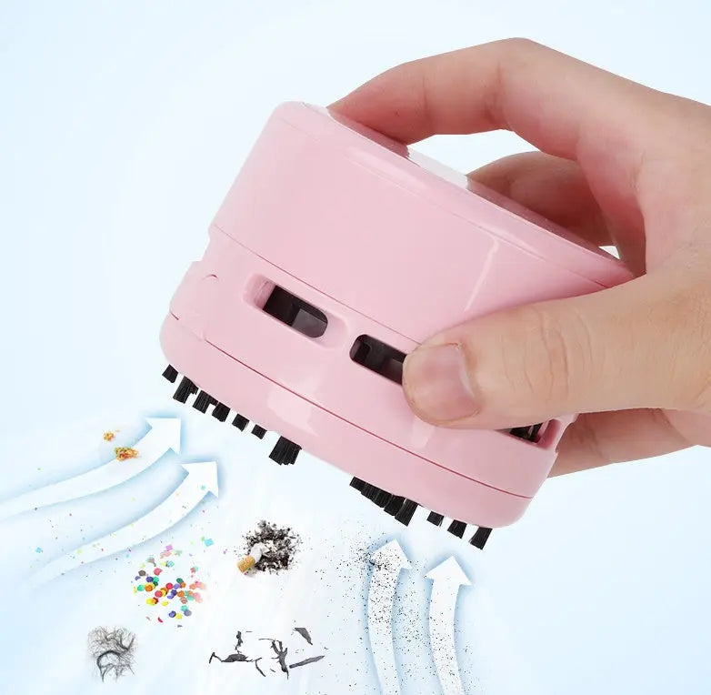 Electric Mini Vacuum Cleaner – Portable Desktop & Keyboard Dust Cleaner for Home, Office & Car Nestora