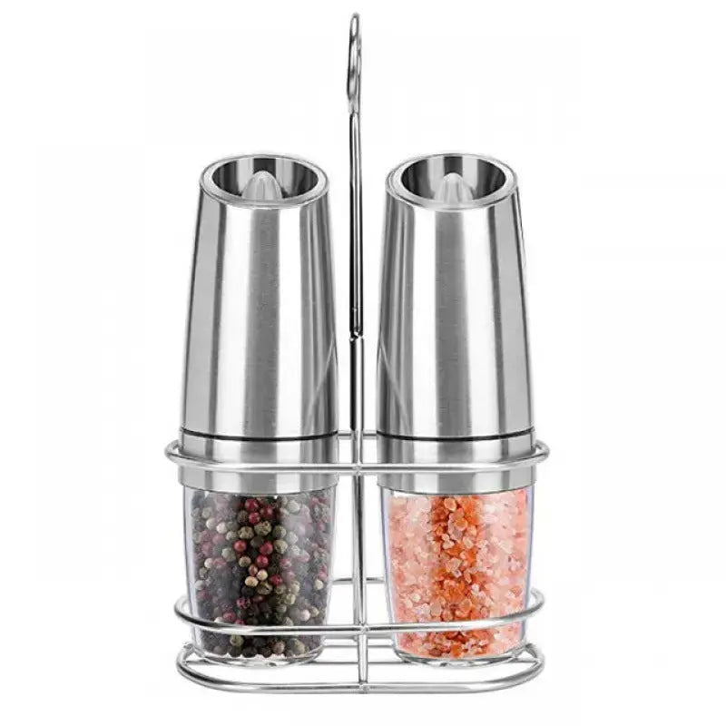 Electric Gravity Pepper Grinder, Adjustable Coarseness Salt Grinder Nestora