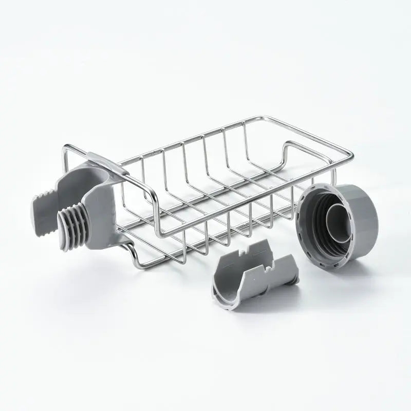 Adjustable Sink Drain Rack Sponge Storage Faucet Holder Soap Drainer Shelf Basket Organizer Kitchen Bathroom Accessories Nestora
