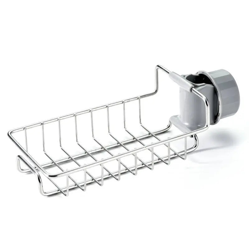 Adjustable Sink Drain Rack Sponge Storage Faucet Holder Soap Drainer Shelf Basket Organizer Kitchen Bathroom Accessories Nestora