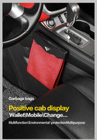Nestora LED Car Trash Can Organizer – Auto Door Seat Back Garbage Holder Dustbin