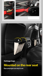 Nestora LED Car Trash Can Organizer – Auto Door Seat Back Garbage Holder Dustbin