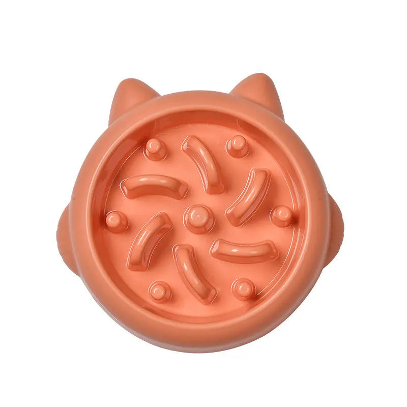 Pet Dog Cat Slow Feeder Bowl, Anti-Choking Slow Feeder Dish, Home Dog Eating Plate, Anti-Gulping Bowl Supplies Nestora