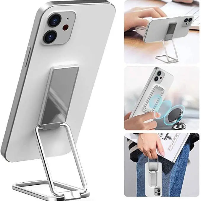 Foldable Mobile Phone Holder Ring Buckle Retractable Desktop Cell Phone Stand Car Magnetic Bracket Office Accessories Nestora