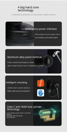 Nestora Smart Fingerprint Door Lock – Keyless Security Entry, Home & Office Use