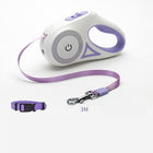 Nestora Retractable Dog Leash & Collar Set – Auto Traction Rope, Small Medium Dogs