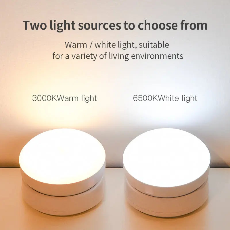 Rotating Human Body Sensor Light for Hallway, Garage, Wardrobe, Motion Sensor Night Light Nestora