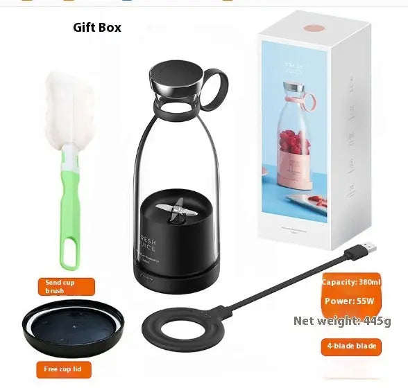 350ml Electric Juicer Blender Mixer USB Rechargeable Portable Household Blender Maker Cup Kitchen Tool Kit Nestora