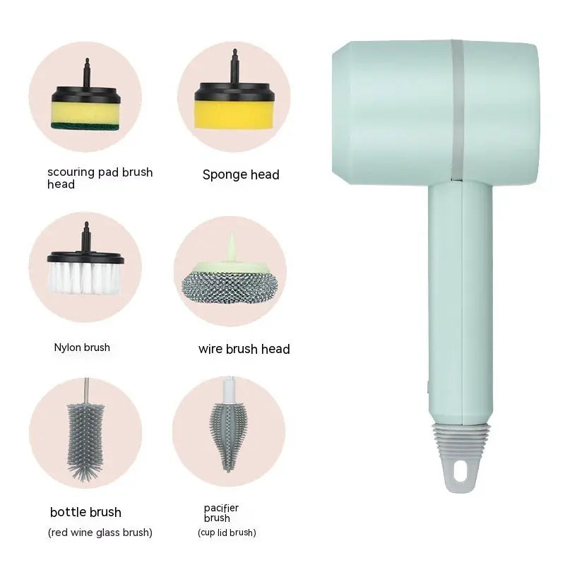 Cordless Electric Spin Cleaning Brush – USB Rechargeable Nestora