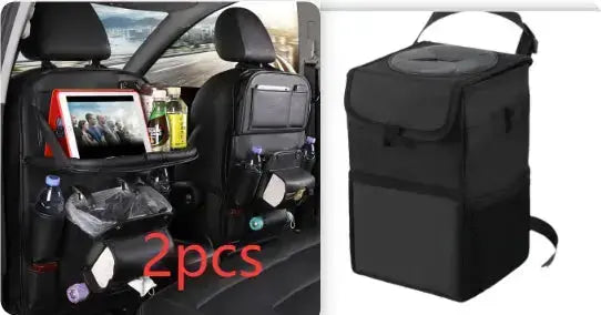 PU Leather Car Storage Bag Multifunction Seat Back Tray Hanging Bag Waterproof Car Organizer Automotive Interior Accessories Nestora PU Leather Car Storage Bag Multifunction Seat Back Tray Hanging Bag Waterproof Car Organizer Automotive Interior Accessories Nestora