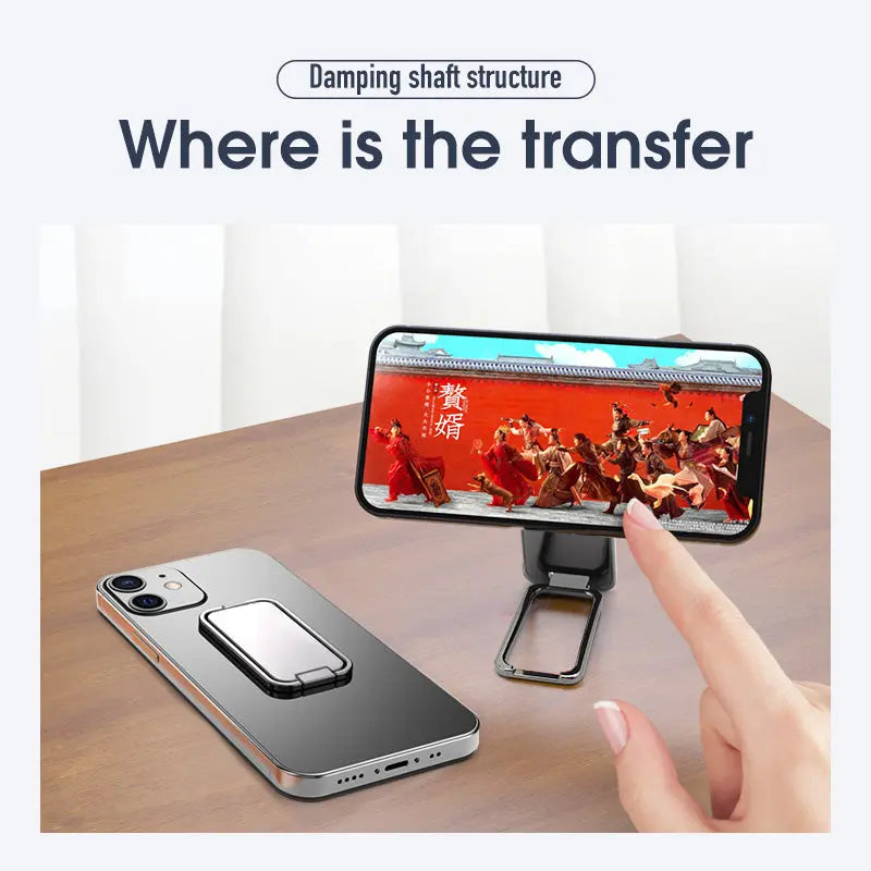 Foldable Mobile Phone Holder Ring Buckle Retractable Desktop Cell Phone Stand Car Magnetic Bracket Office Accessories Nestora