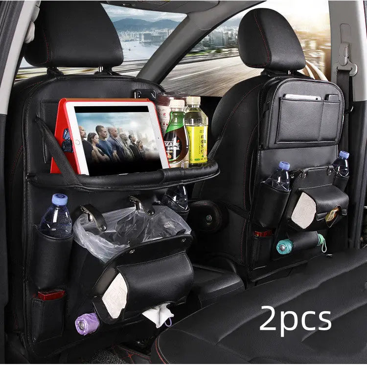 PU Leather Car Storage Bag Multifunction Seat Back Tray Hanging Bag Waterproof Car Organizer Automotive Interior Accessories Nestora PU Leather Car Storage Bag Multifunction Seat Back Tray Hanging Bag Waterproof Car Organizer Automotive Interior Accessories Nestora
