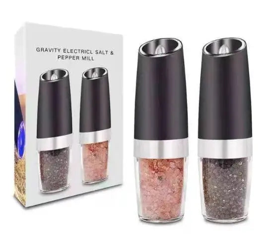 Electric Gravity Pepper Grinder, Adjustable Coarseness Salt Grinder Nestora