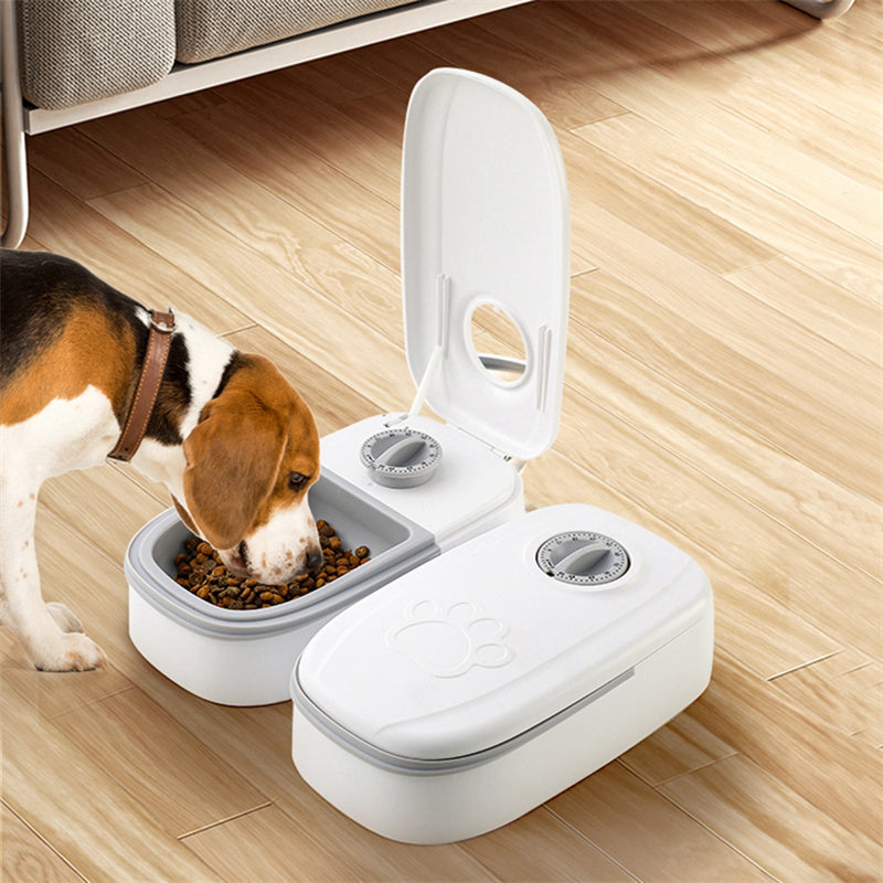 Nestora Automatic Pet Feeder – Smart Timer Food Dispenser, Stainless Bowl Cat Dog