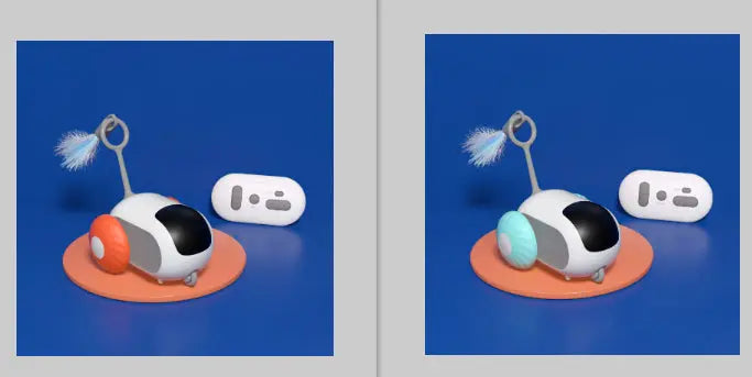 Remote Control Interactive Cat Car Toy, USB Charging, Automatic Chasing, Self-Moving Smart Remote Control Car, Interactive Cat Toy, Pet Product Nestora