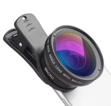 Phone Lens Kit 0.45x Super Wide Angle & 12.5x Super Macro HD Camera Lens Nestora