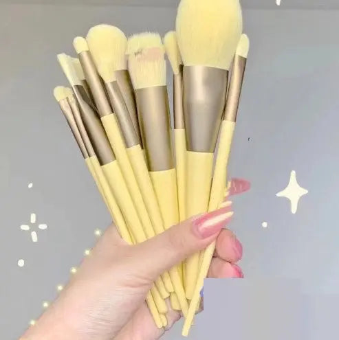 13-Piece Makeup Brush Set for Concealer, Blush, Powder, Eyeshadow, Highlighter, and Foundation Nestora