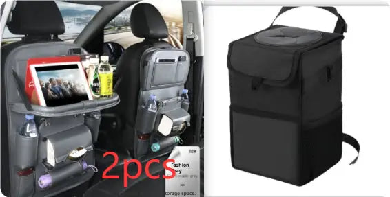 PU Leather Car Storage Bag Multifunction Seat Back Tray Hanging Bag Waterproof Car Organizer Automotive Interior Accessories Nestora PU Leather Car Storage Bag Multifunction Seat Back Tray Hanging Bag Waterproof Car Organizer Automotive Interior Accessories Nestora