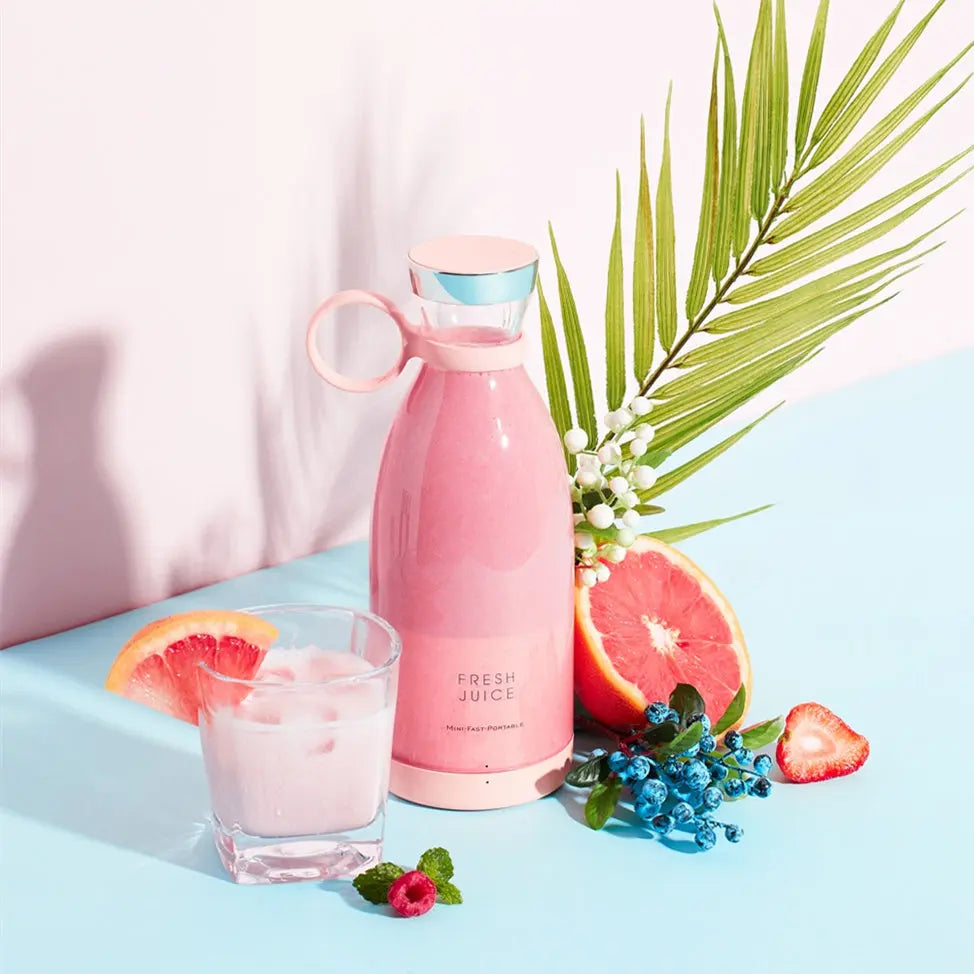350ml Electric Juicer Blender Mixer USB Rechargeable Portable Household Blender Maker Cup Kitchen Tool Kit Nestora
