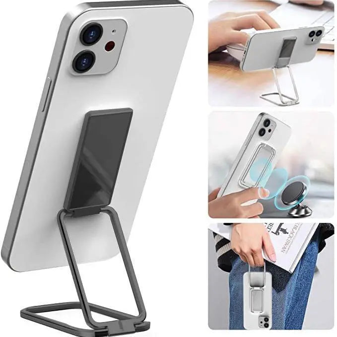 Foldable Mobile Phone Holder Ring Buckle Retractable Desktop Cell Phone Stand Car Magnetic Bracket Office Accessories Nestora