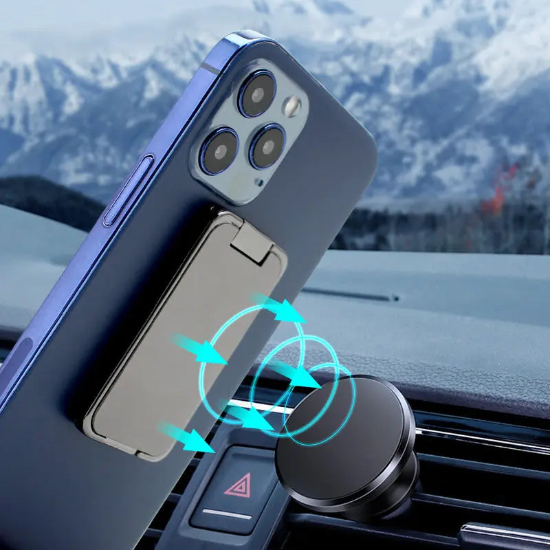 Foldable Mobile Phone Holder Ring Buckle Retractable Desktop Cell Phone Stand Car Magnetic Bracket Office Accessories Nestora