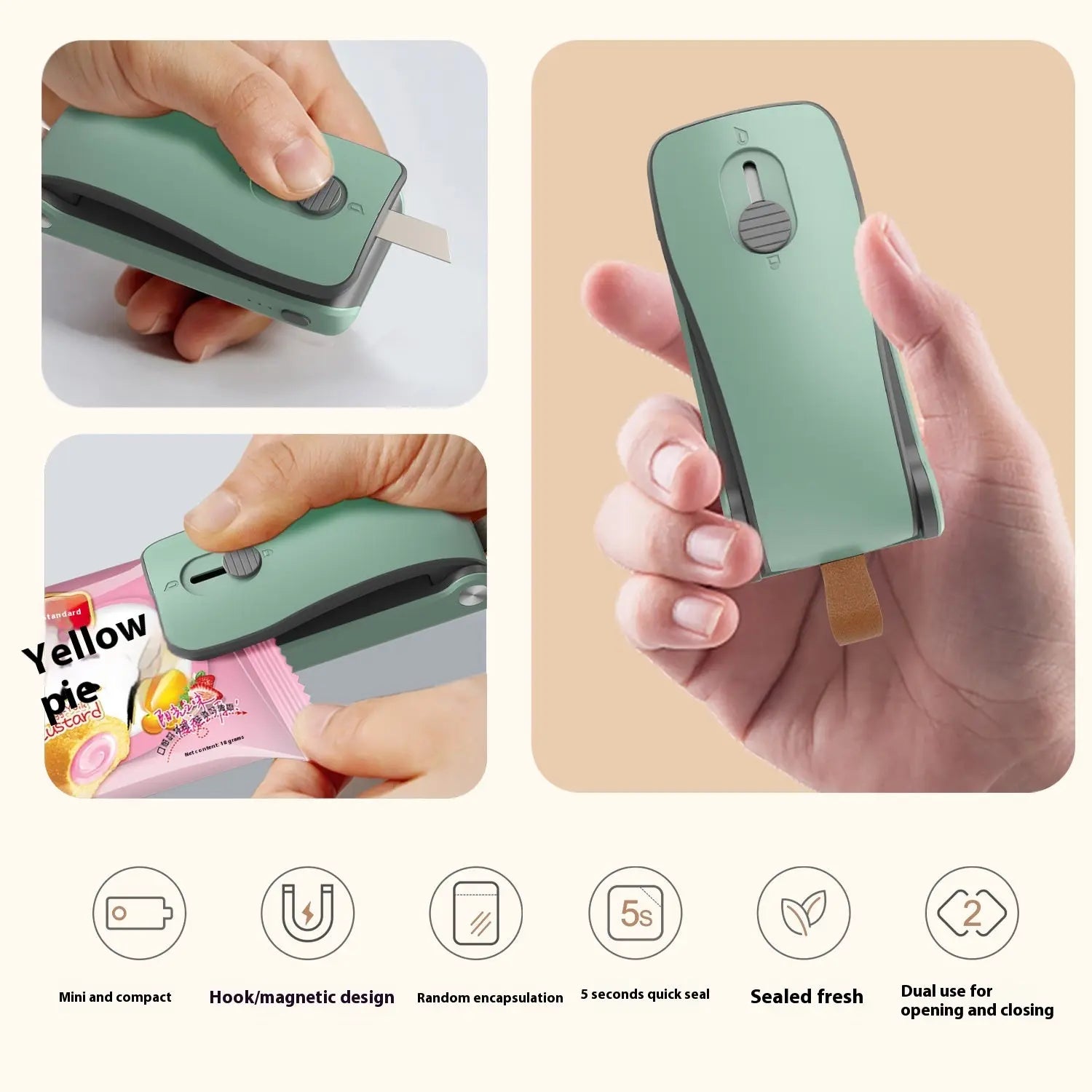 Handheld Portable Mini Sealing Machine Nestora