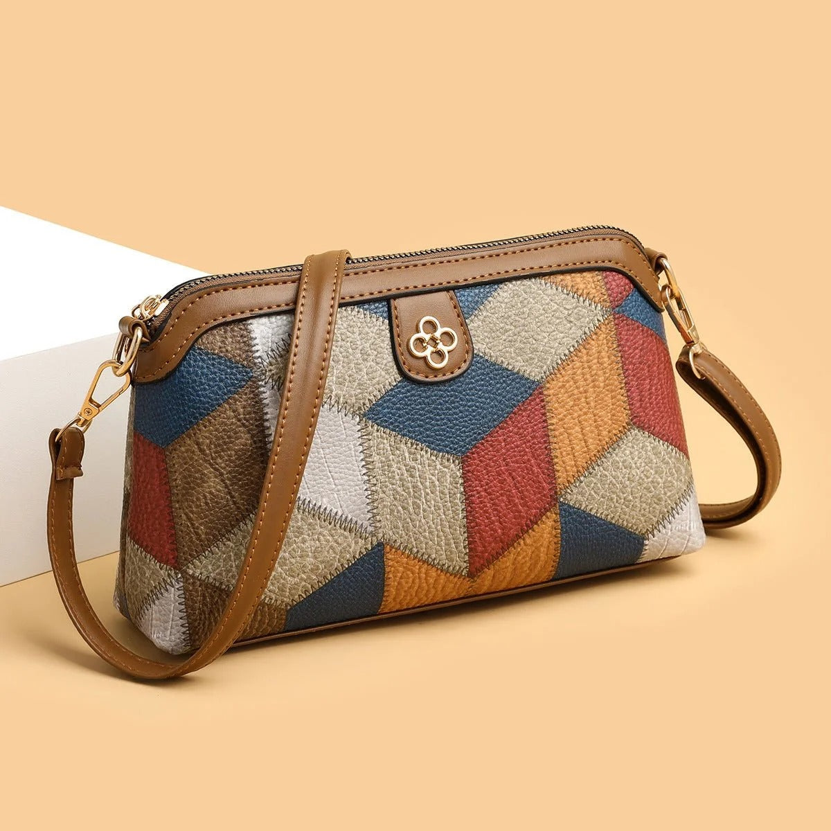 Nestora Bohemian Crossbody Bag – Niche Ethnic Design, Women's Shoulder Bag