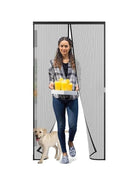 Nestora Hands-Free Magnetic Screen Door – Self-Closing Anti-Mosquito Mesh Door