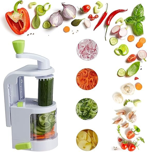 Nestora Universal Food Spiralizer – Vegetable Noodle Maker & Zucchini Pasta Cutter