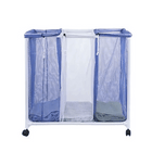 Nestora Laundry Basket with Clothing Sorter – Foldable Hamper, Home Laundry Use