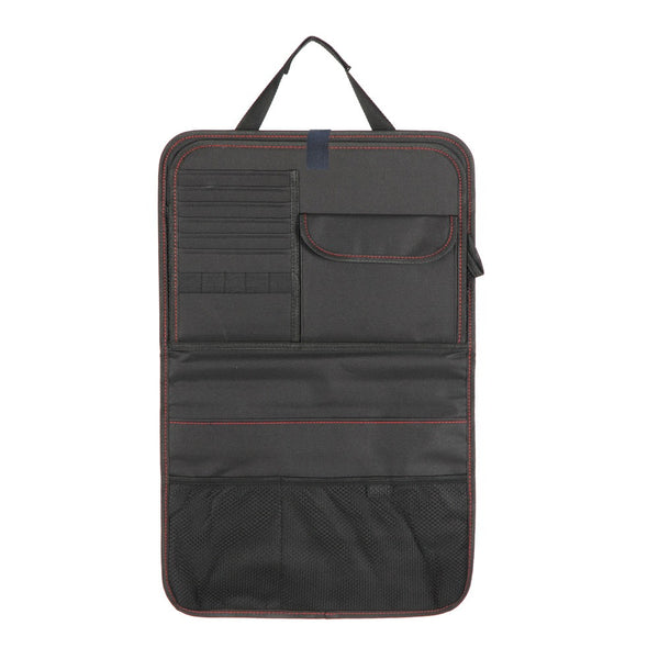 Nestora Car Seat Back Storage Bag – Foldable Dining Tray Travel Organizer, Interior