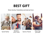 Collage of happy people celebrating family, friends, and lovers as gift ideas.