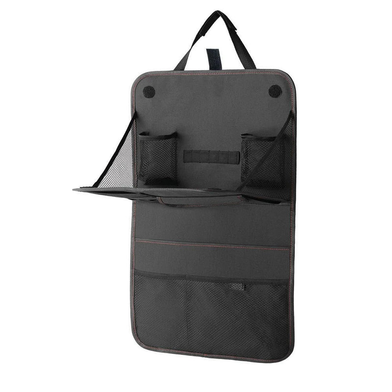 Nestora Car Seat Back Storage Bag – Foldable Dining Tray Travel Organizer, Interior