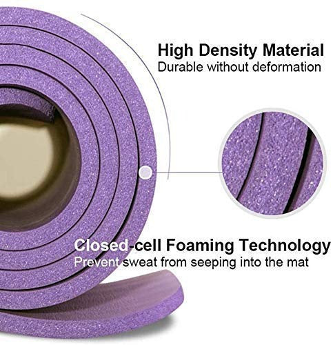 Nestora Non-Slip Yoga Mat – Thick Exercise Mat, Home Gym & Fitness Workout