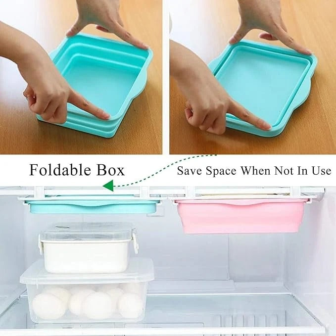 Nestora Refrigerator Storage Box – Stackable Transparent Fridge Organizer Container
