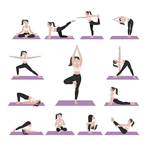 Nestora Non-Slip Yoga Mat – Thick Exercise Mat, Home Gym & Fitness Workout