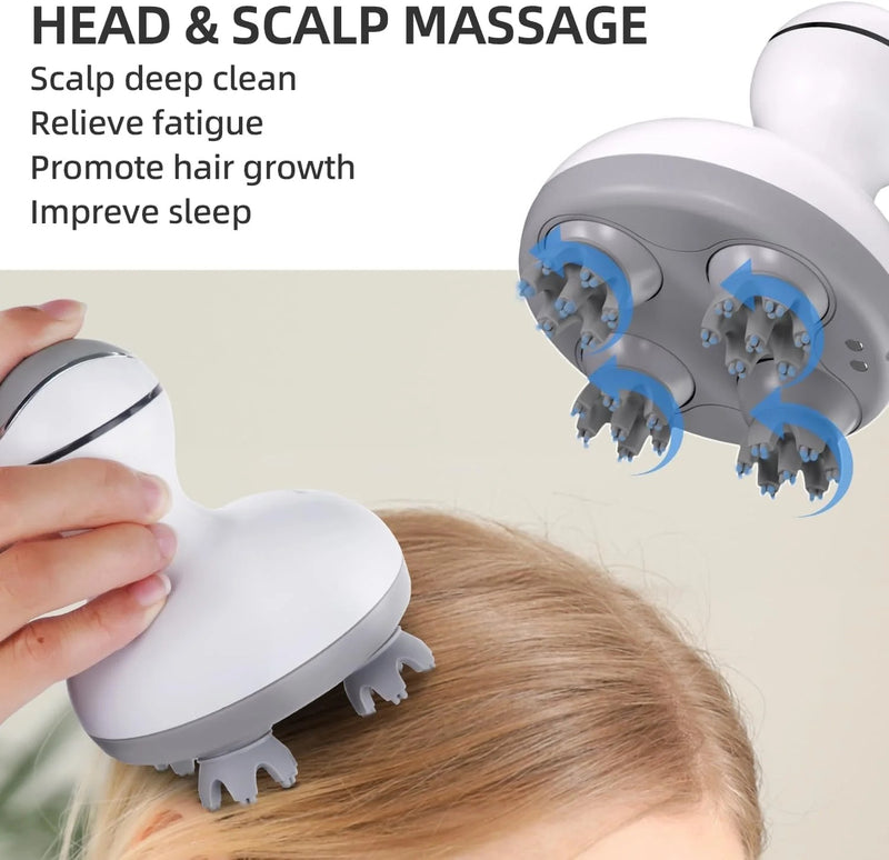 Nestora Smart Scalp Massager – Electric Hair Growth Massage Brush, Stress Relief