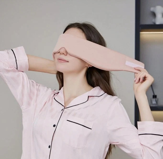 Nestora Headband Eye Sleep Mask – Blackout, Soft Comfortable, Travel & Home Use