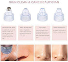 Skin care facial vacuum attachment heads for different facial areas and skin types.