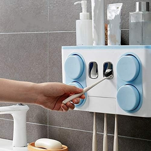 Nestora Wall-Mounted Bathroom Organizer – Self-Adhesive Storage Rack, Shelf Home Use