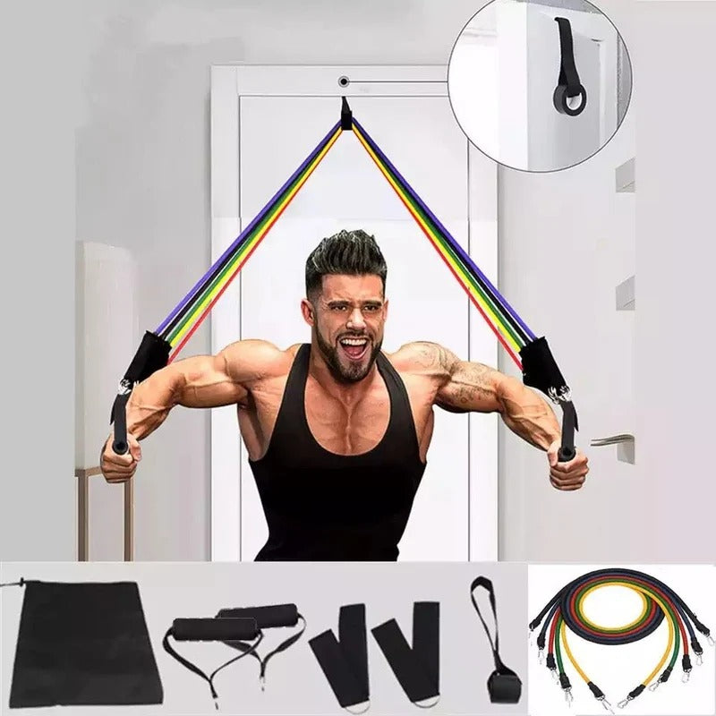Nestora Bodybuilding Resistance Bands Set – Elastic Exercise Loop Bands, Home Gym