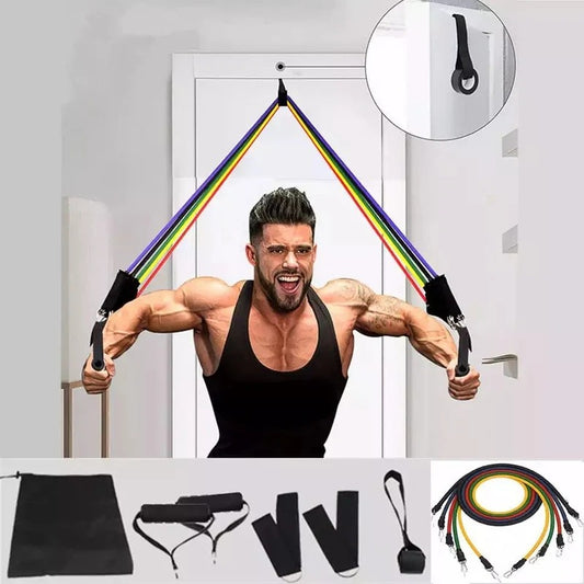 Nestora Bodybuilding Resistance Bands Set – Elastic Exercise Loop Bands, Home Gym