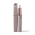 Rose gold Flawless facial hair remover and electric eyebrow trimmer tool