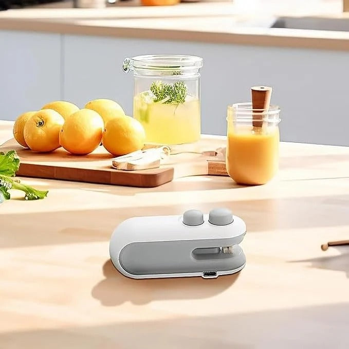 Nestora Portable USB Rechargeable Food Sealing Machine – Mini Heat Sealer, Snack Fresh