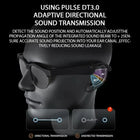 Smart glasses with Pulse DT3.0 adaptive directional sound transmission technology.