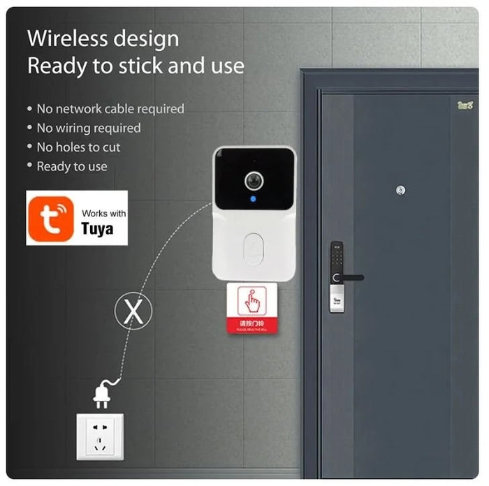 Nestora Wireless Video Doorbell Camera – HD Smart Door Bell with Two-Way Audio