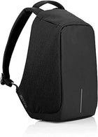 Minimalist black waterproof commuter backpack by XD Design