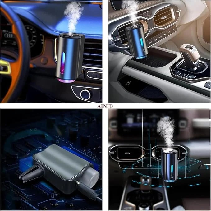 Nestora TANMASHI Smart Car Aroma Diffuser – USB Air Freshener, Auto Fragrance