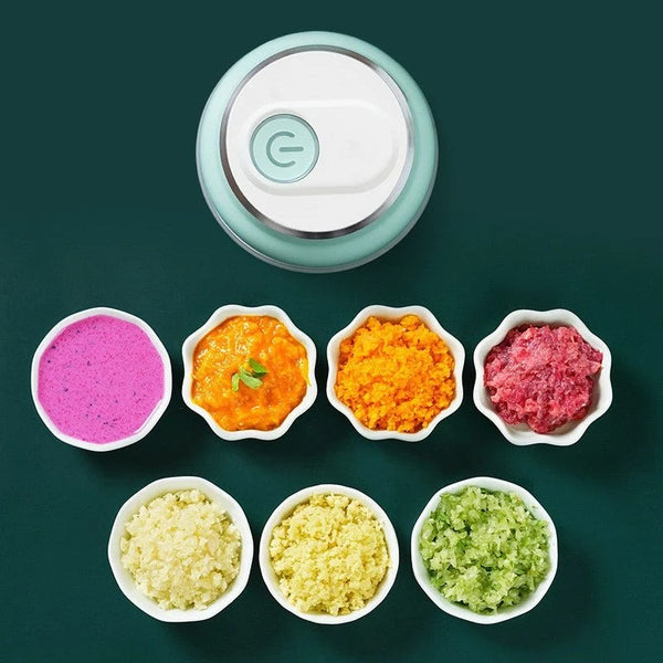 Nestora Mini Electric Food Chopper – Portable Garlic Vegetable & Meat Grinder, Kitchen